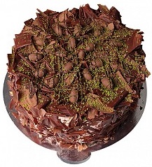 4 ile 6 kişilik Kütahya Doğum günü yaş pastası Çikolatalı Drajeli yaş pasta