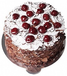 6 ile 9 kişilik Doğum günü yaş pastası siparişi Çikolatalı Vişneli yaş pasta